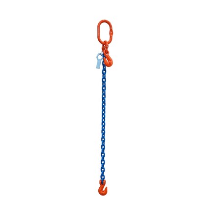 Starke Chain Sling, 5/16in, G100, Grab Hook, with Chain Adjuster, 3 ft SCSG100516-1LGA-3
